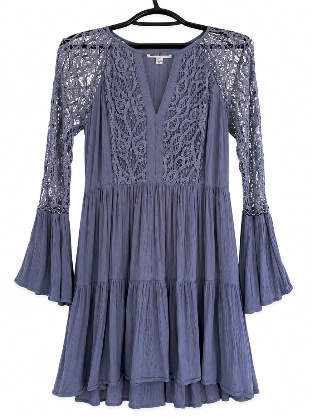 American Eagle Lace Bell Sleeve Boho Dress – Small